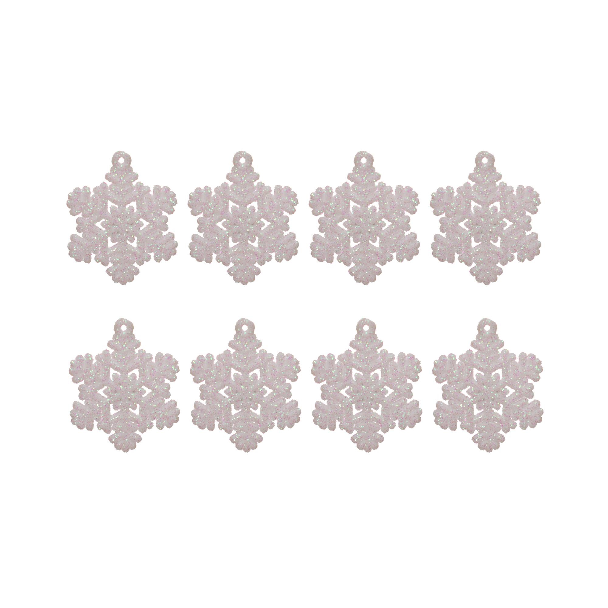 Mini Snowflake Decorations, 8ct. by Ashland®
